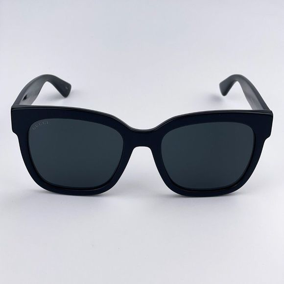 GUCCI GG0034SN 001 Sunglasses Black Grey Square Women